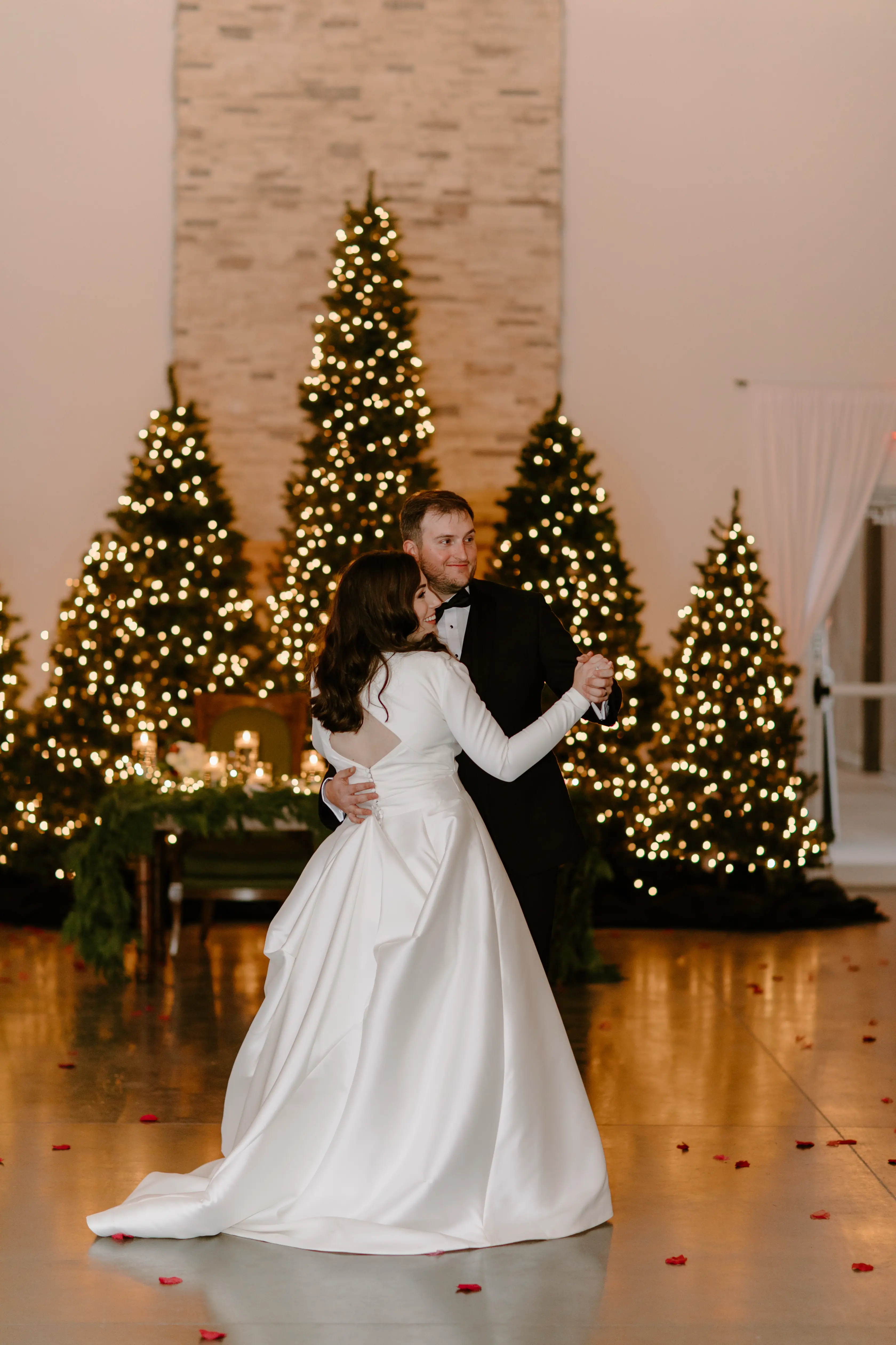 DJ booth setup at Wichita wedding venue